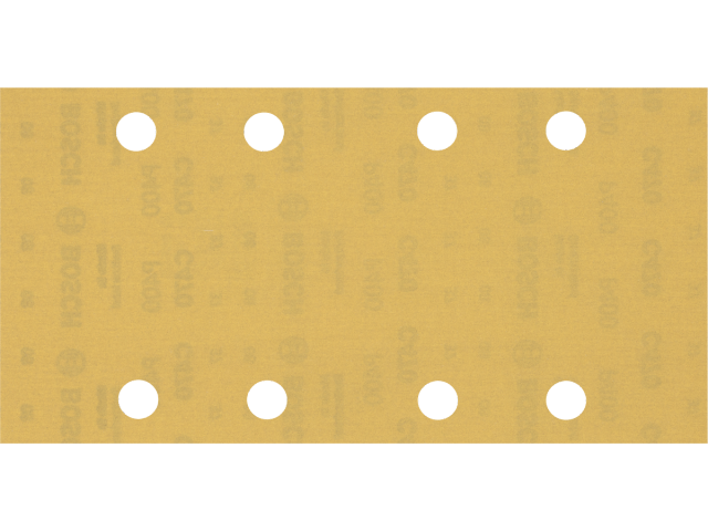 Brusni papir EXPERT Bosch z 8 luknjami za vibracijske brusilnike, Dimenzije: 93x186mm, Zrnatost: 400, 2608900859